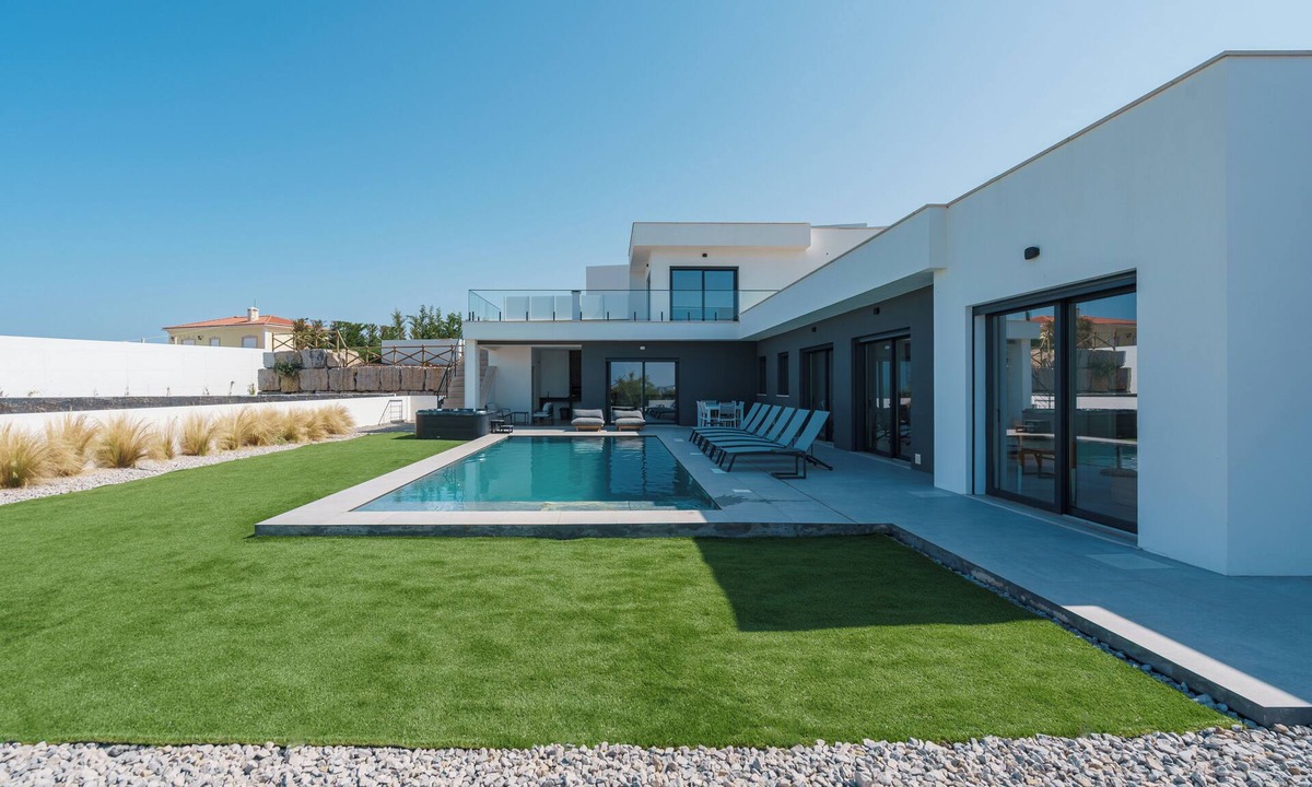 Atalaia Villa | Villa Locki, jacuzzi, swimming pool and sea view