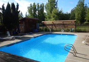 Sleeping Wolf Studio w/ski trail & river access, pool/hot tub in Winthrop