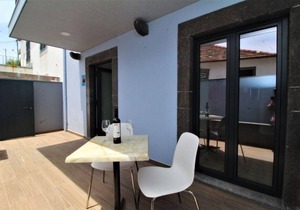 Studio with balcony