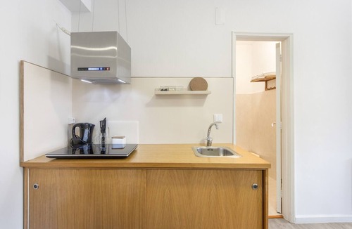 Sao Joao da Madeira Apartment | Apartment 'Praça AL T1' with Mountain View, Wi-Fi and Air Conditioning