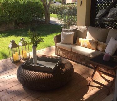 Estombar Apartment | Gramacho Golf Bungalow private garden and terrace shared pool