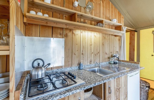 Molares RV Rental | “Pepino Glamping” Tent with Mountain View, Private Pool & Wi-Fi
