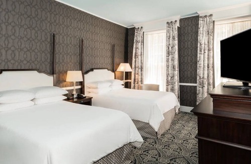 Historic District Hotel | Robert Johnson 2 Double Beds Pure Wellness Room at Historic Inns of Annapolis