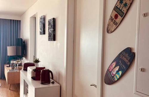 Santiago Apartment | Wonderful 2-bedroom apartment 5 meters from the beach, sea view, indoor pool, parking