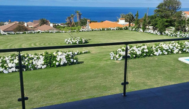 AHR-New Casa do Canto, gorgeous house garden with pool, panoramic sea view AL178