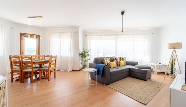 Beach Flat by House and People
