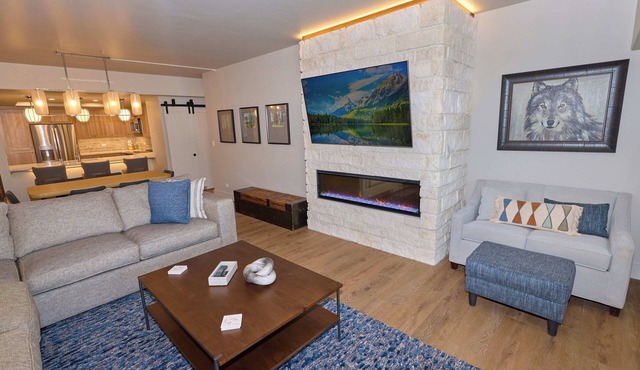 COMPLETE REMODEL Spacious 2 Bedroom w/Mountain View! Best location in Breck! in Breckenridge