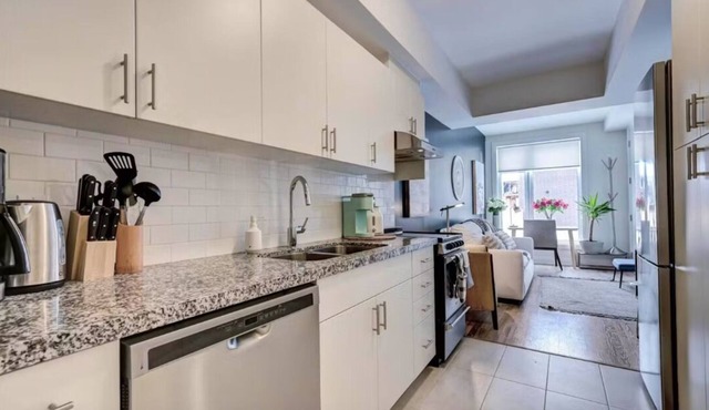 Etobicoke Elegance: Tech StaynSociable Living - Toronto: CRE-E at 51 Creekbank n in Toronto