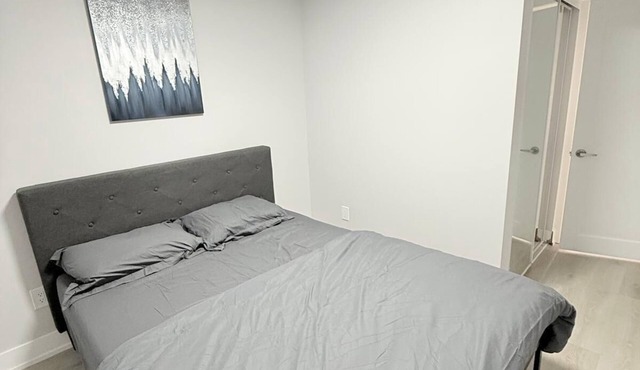 Modern & Cozy 2 Bedrooms Basement Suite +Kitchen and Parking- Separate Entrance in Milton