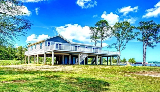 Par-Lon - Private Raised Waterfront Home on the Pocomoke River in Marion Station