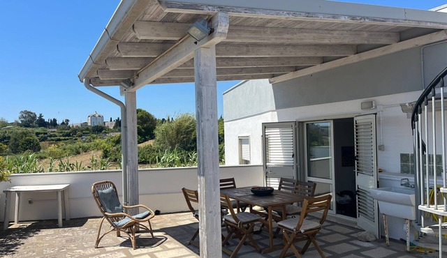 Unique apartment with 2 large terraces, 4 mins walk from Otranto centre and sea in Otranto